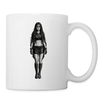 Krieger - Tasse - Weiß - Rechts