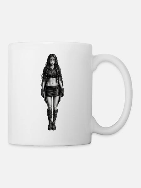 Krieger - Tasse - Weiß