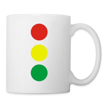 Ampel - Tasse - Weiß - Rechts
