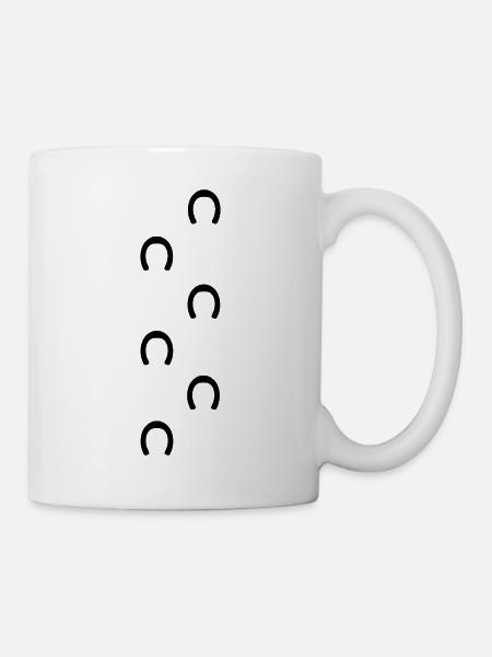 cheval - Mug blanc - blanc