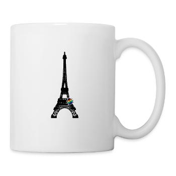 Ladybug Eiffeltower - Tasse - Weiß - Rechts