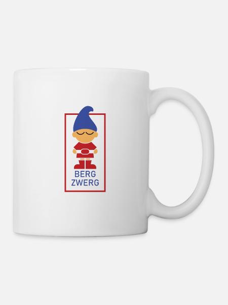 Bergzwerg Galgen - Tasse - Weiß