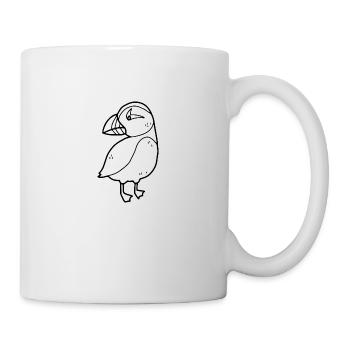 Papageitaucher Macareux moine - Mug blanc - blanc - Droite