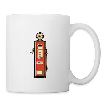 Gas Pump Retro - Mug - white - Right