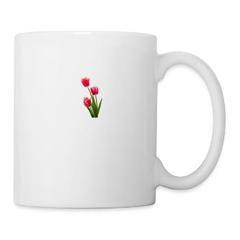 Tulipe / tulipe - Mug blanc - blanc - Droite