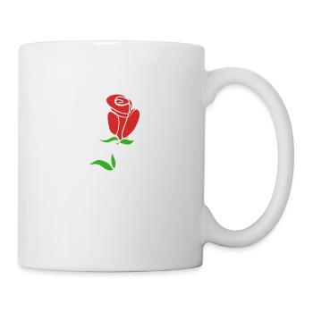 Tulp -Zusammenfassung Künstler Geschenk - Tasse - Weiß - Rechts