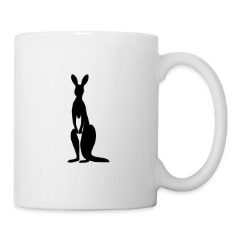 kangourou - Mug blanc - blanc - Droite