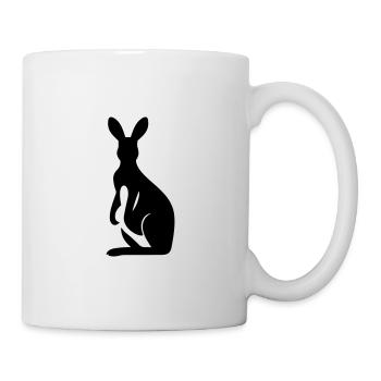kangourou - Mug blanc - blanc - Droite