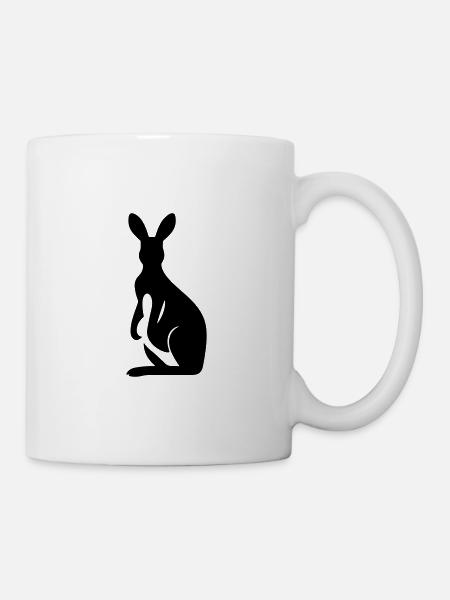 kangourou - Mug blanc - blanc