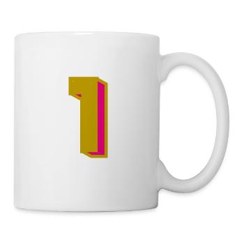1. 1 JAHR. 1. JAHRESTAG - Tasse - Weiß - Rechts