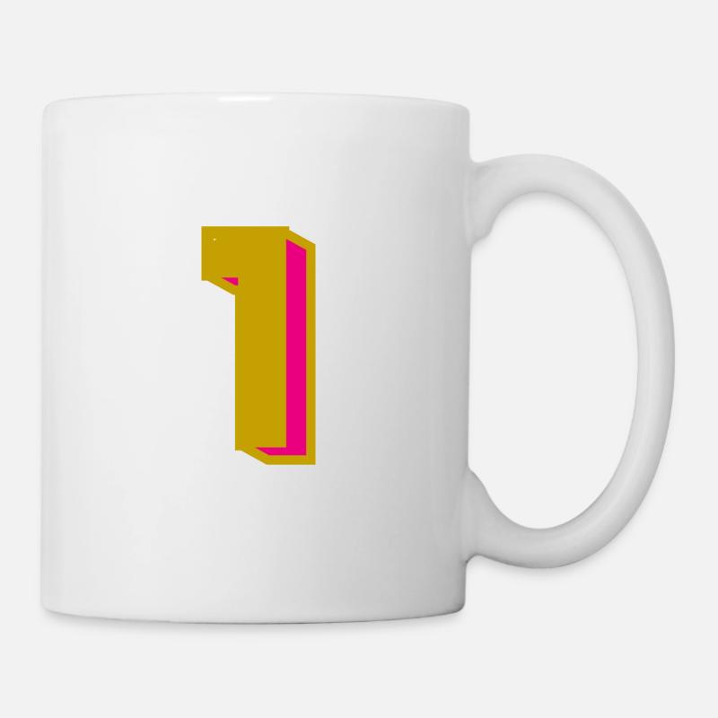 1. 1 AN. 1er ANNIVERSAIRE - Mug blanc - blanc