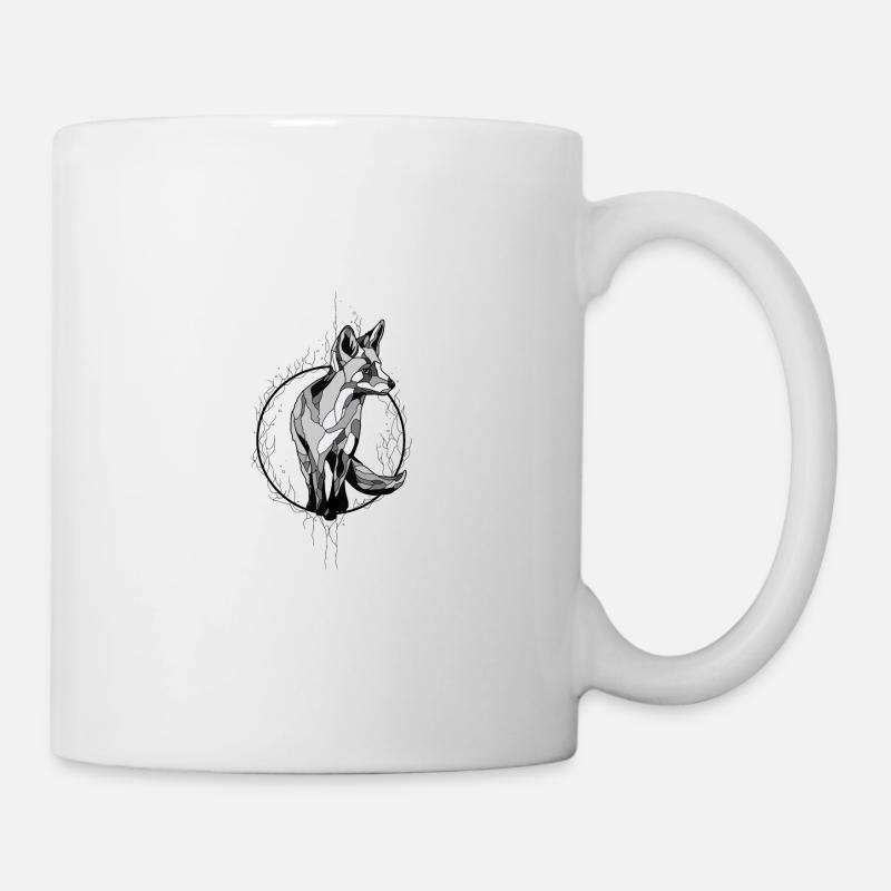 Fox forest nature - Mug blanc - blanc