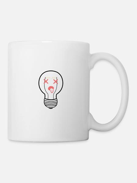 dead_lightbulb - Mug blanc - blanc