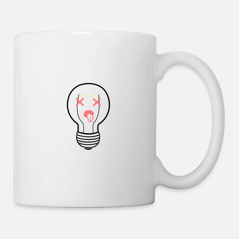 dead_lightbulb - Mug - white