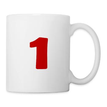 1. 1 YEAR. 1st ANNIVERSARY. 1 YEAR BIRTHDAY - Mug - white - Right