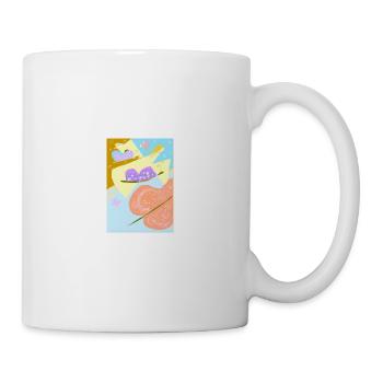 Schmetterlinge und Engel - Tasse - Weiß - Rechts