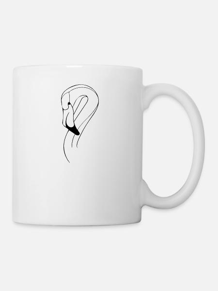 Flamingo - Tasse - Weiß