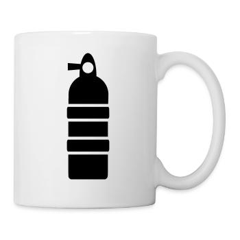 Sauerstoff Tauchen symbol - Tasse - Weiß - Rechts