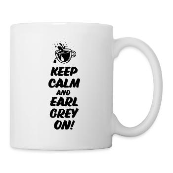 keep calm and drink earl grey tea - Mug - white - Right