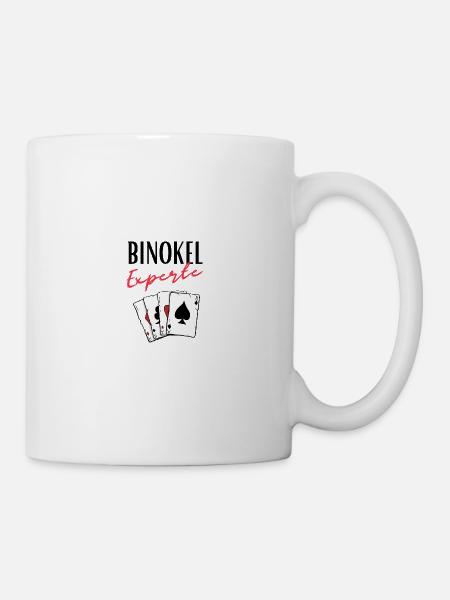 Binokel Experte - Tasse - Weiß