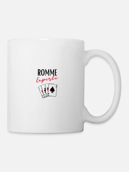 Romme Experte - Tasse - Weiß