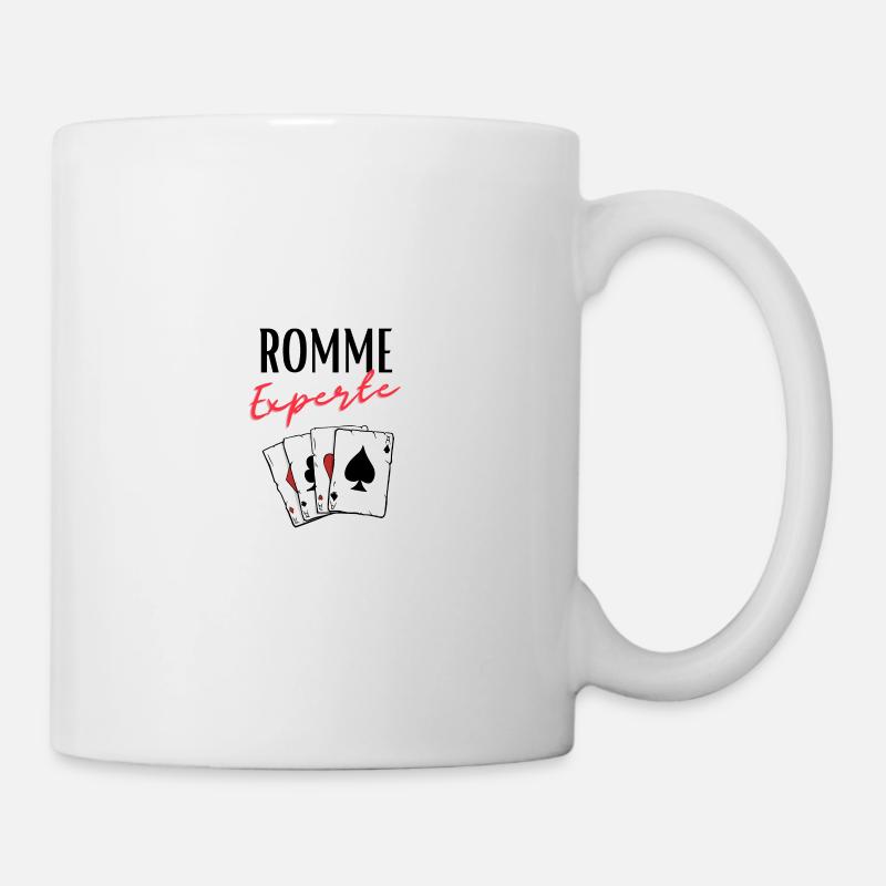 Romme Experte - Tasse - Weiß