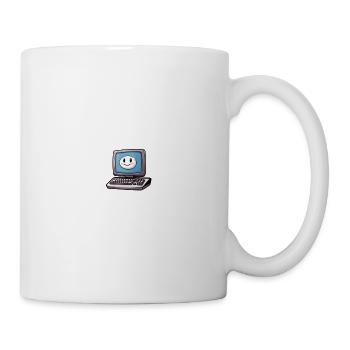 Laughing Cartoon Computer - Mug - white - Right