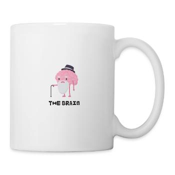 The Brain - Grandpa Brain with Hat and Cane - Mug - white - Right