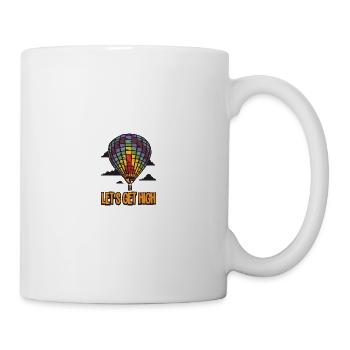 Heißluftballon Geschenkidee - Tasse - Weiß - Rechts