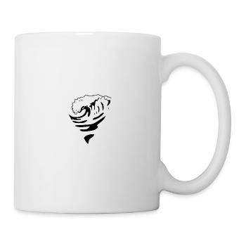 Waves sea ocean pacific atlantic ocean surfing - Mug - white - Right