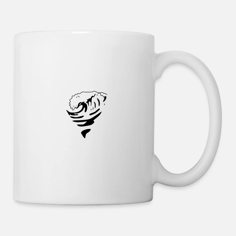 Vagues mer océan pacifique océan atlantique surf - Mug blanc - blanc