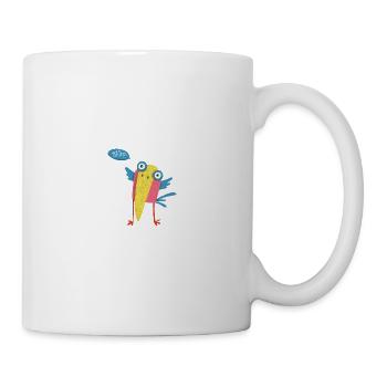 Vogel - Tasse - Weiß - Rechts