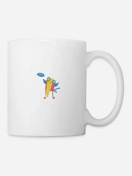 Vogel - Tasse - Weiß