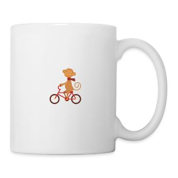 Fahrrad - Tasse - Weiß - Rechts
