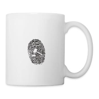 Lawyer Justice Fingerprint - Mug - white - Right