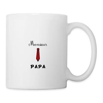 FROHER VATERTAG. PAPA. VATERTAG - Tasse - Weiß - Rechts