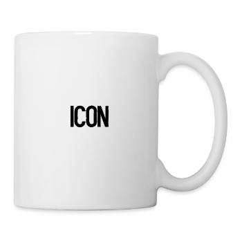 ICON lettrage de symbole - Mug blanc - blanc - Droite