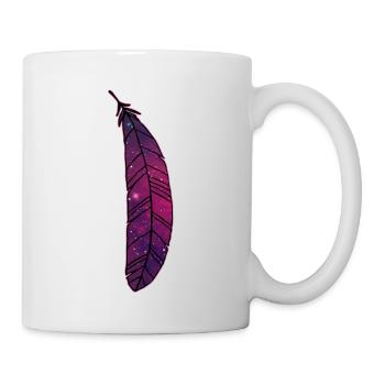 Feathers Jewelry Space Galaxy Stars Universe - Mug - white - Right