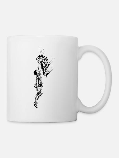 Escalade de bloc - Mug blanc - blanc