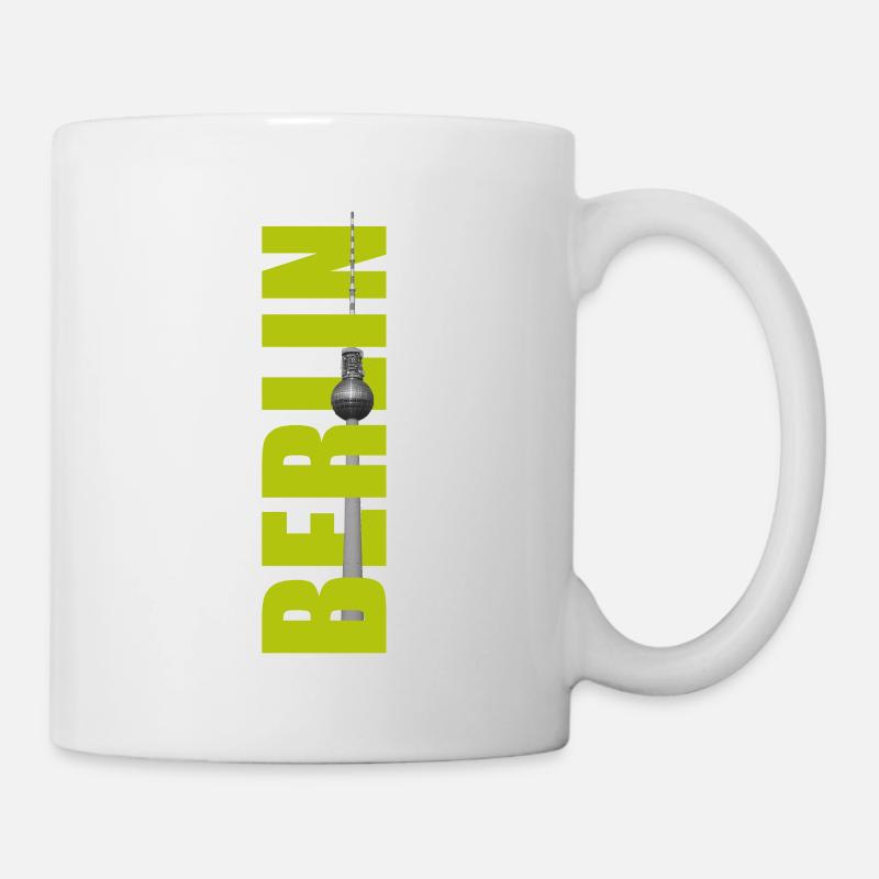 Berliner Fernsehturm - Tasse - Weiß