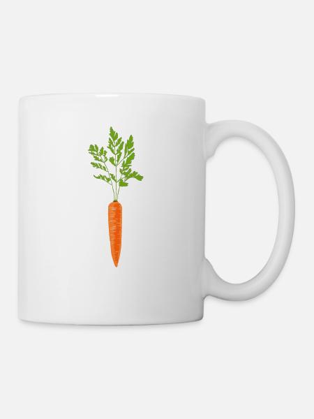Carotte Légume Jardin Potager - Mug blanc - blanc
