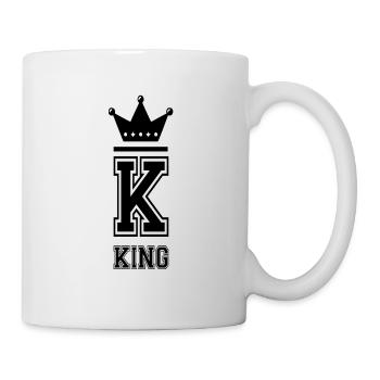 Roi couronne majesté - Mug blanc - blanc - Droite