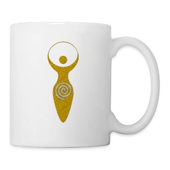 Spiritual Symbol - Goddess Of Earth Gaya 1 - Mug - white - Right