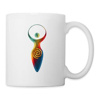 Spiritual Symbol - Goddess Of Earth Gaya 2 - Mug - white - Right