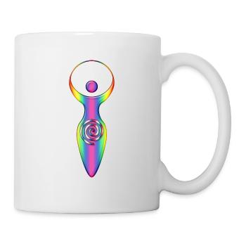 Spiritual Symbol - Goddess Of Earth Gaya 3 - Mug - white - Right