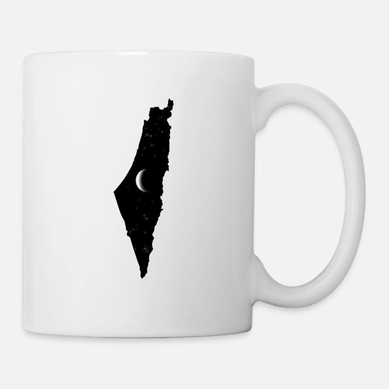 Gaza-Mond - Tasse - Weiß