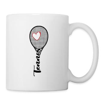 Tennis Joueur de tennis Tennis-love Match Ball - Mug blanc - blanc - Droite