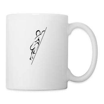 Kletterer, Climber - Tasse - Weiß - Rechts