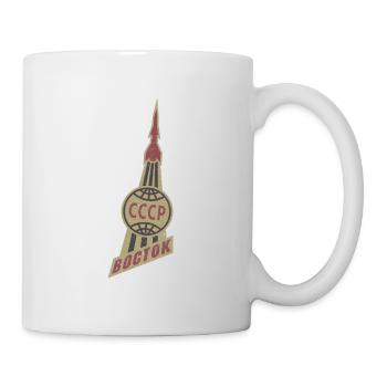 URSS vostok cadeau Gagarine Russie astronaute - Mug blanc - blanc - Droite