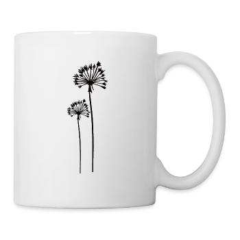 Pissenlits, pissenlits - Mug blanc - blanc - Droite